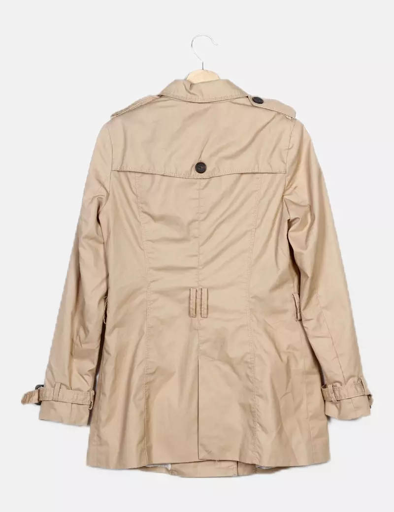 Stradivarius Gabardina beige casual
