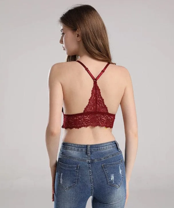 Sujetador de tipo bralette con encaje