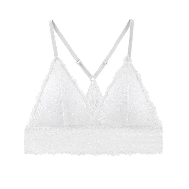 Sujetador de tipo bralette con encaje