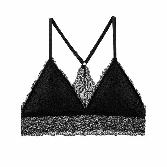 Sujetador de tipo bralette con encaje
