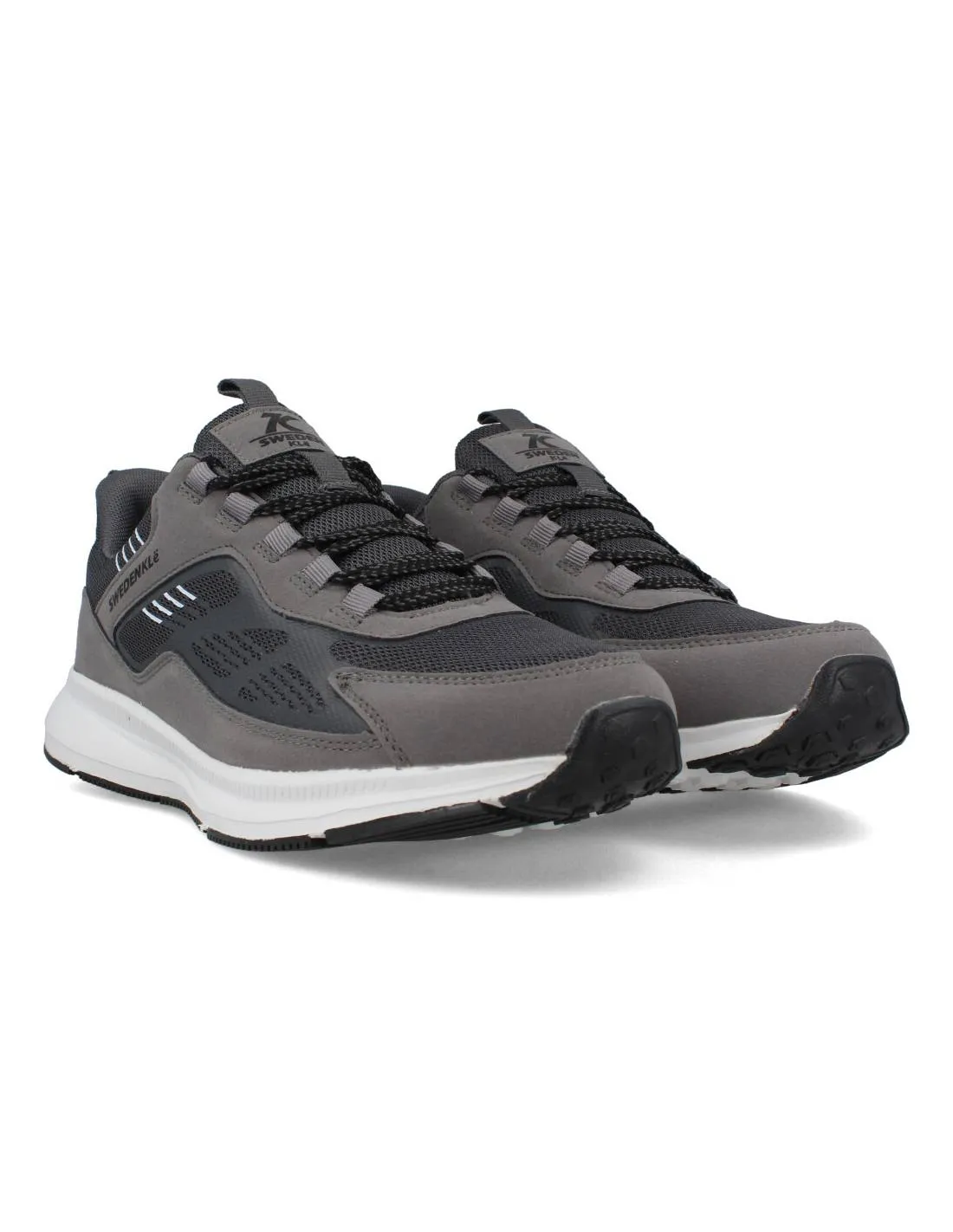 SWDEN KLE  DEPORTIVA NYLON GRIS OSCURO CORDONES