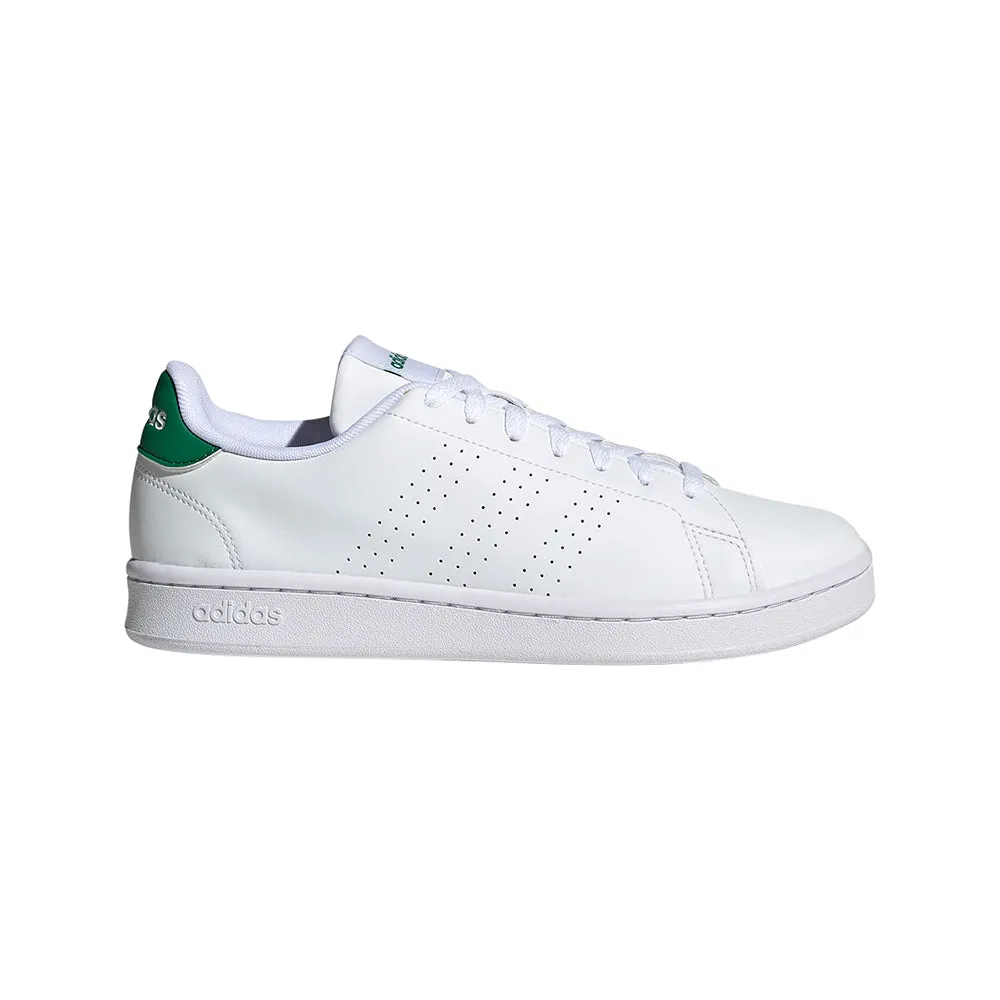 TENIS HOMBRE ADIDAS ADVANTAGE  BLANCOVERDE