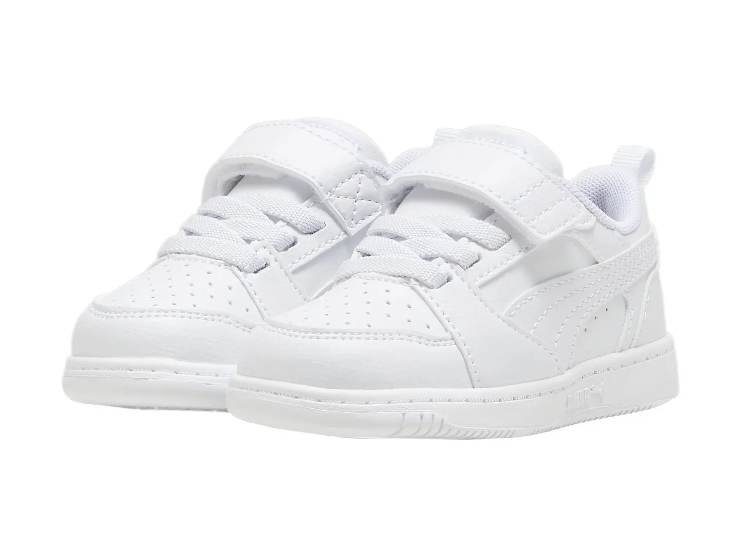 Tenis Puma Rebound V6 Blanco Para Niño
