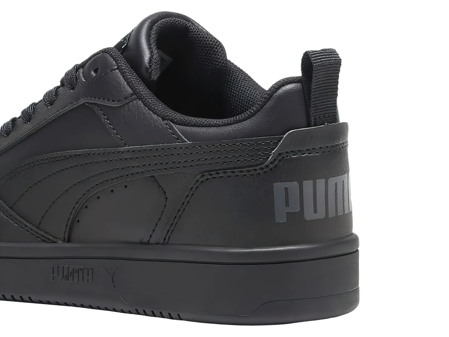 Tenis Puma Rebound V6 Negro Para Niño