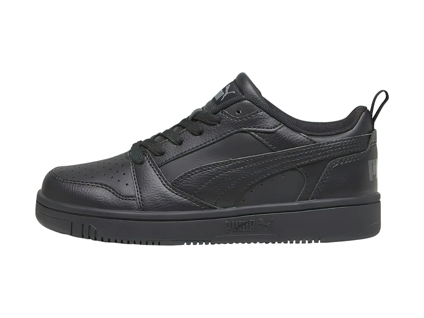 Tenis Puma Rebound V6 Negro Para Niño