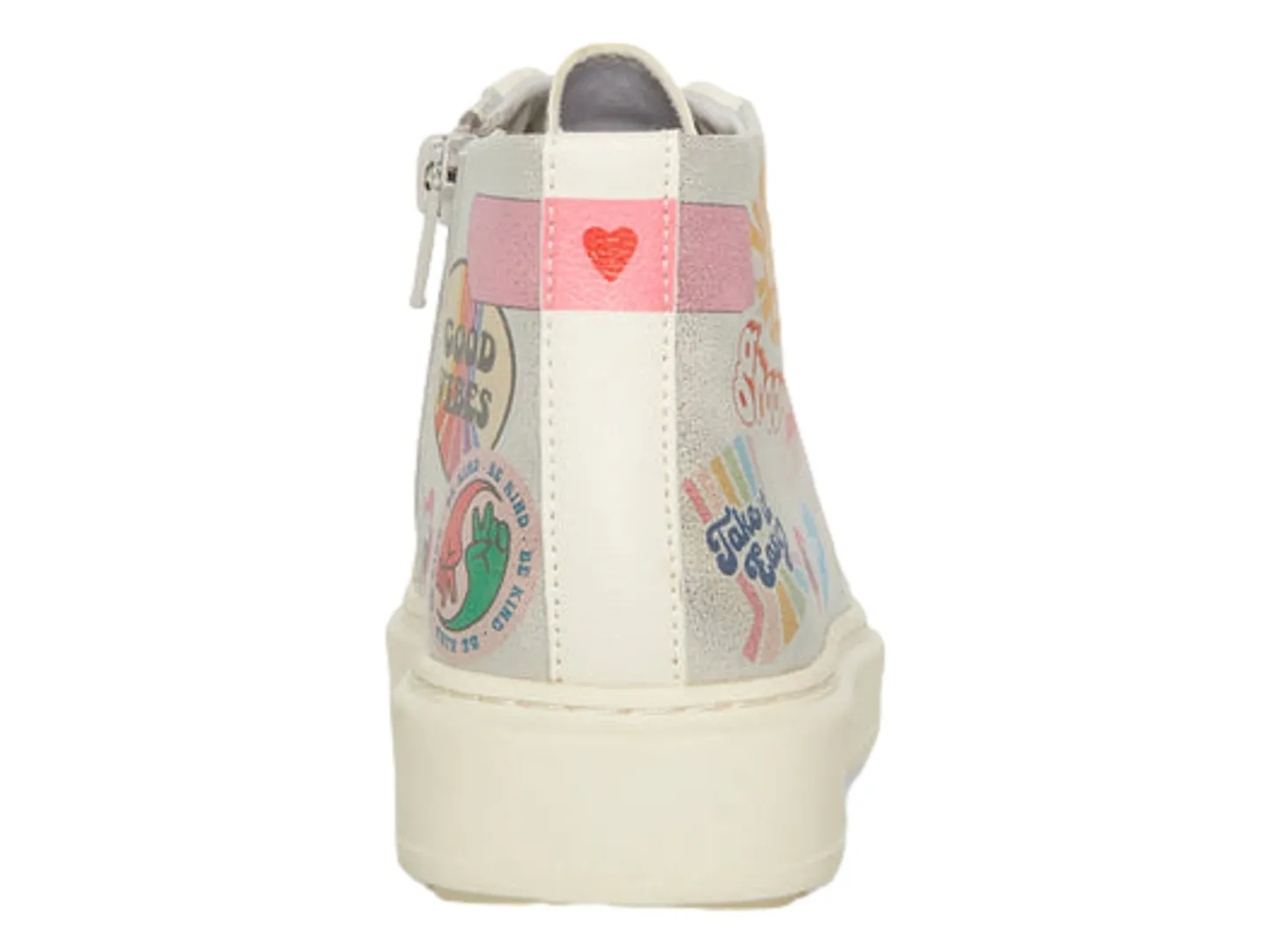 Tenis Steve Madden Chip Plata Para Niña