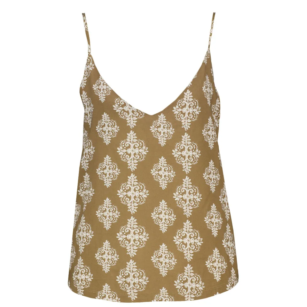 Top de mujer Cuello de pico