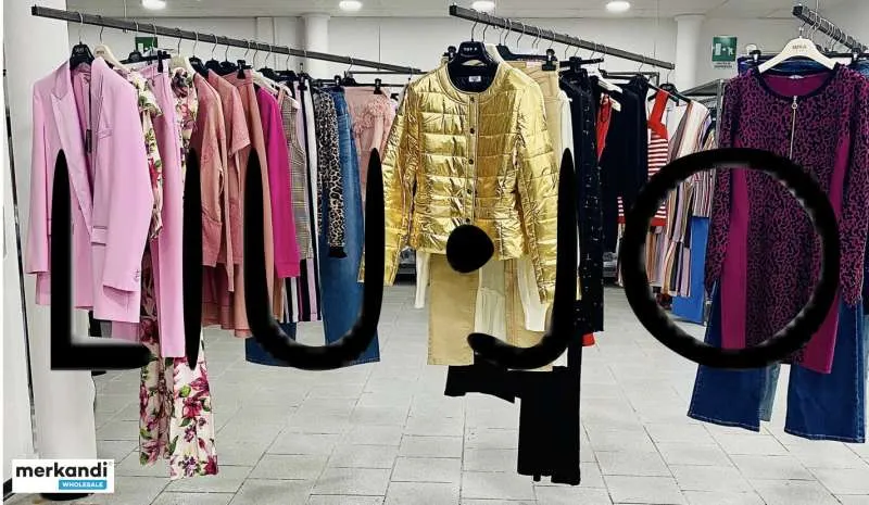 Un montón de ropa de stock firmado liujo mujer p / e
