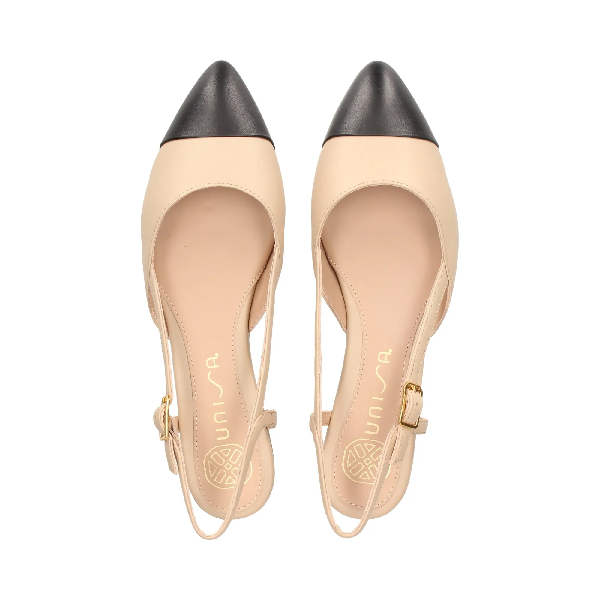 UNISA Zapatos planos de Mujer NEGRO
