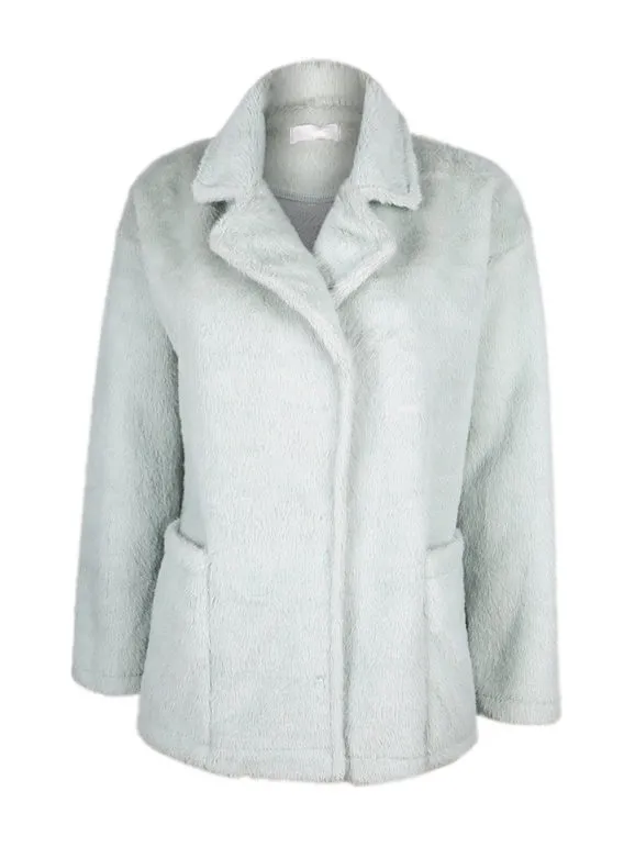 Vanita Chaqueta de piel sintética para mujer
