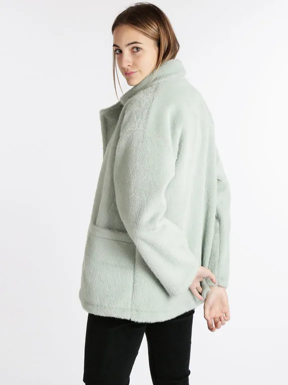 Vanita Chaqueta de piel sintética para mujer