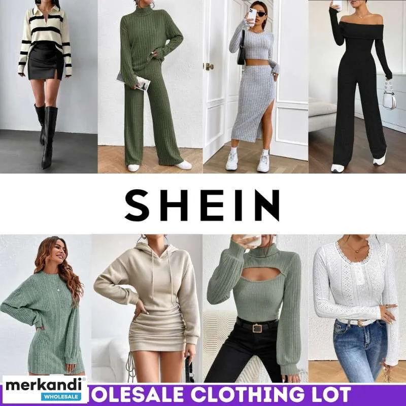 VENTA AL POR MAYOR DE LOTE DE ROPA SHEIN PARA MUJER  TEMPORADA DE INVIERNO