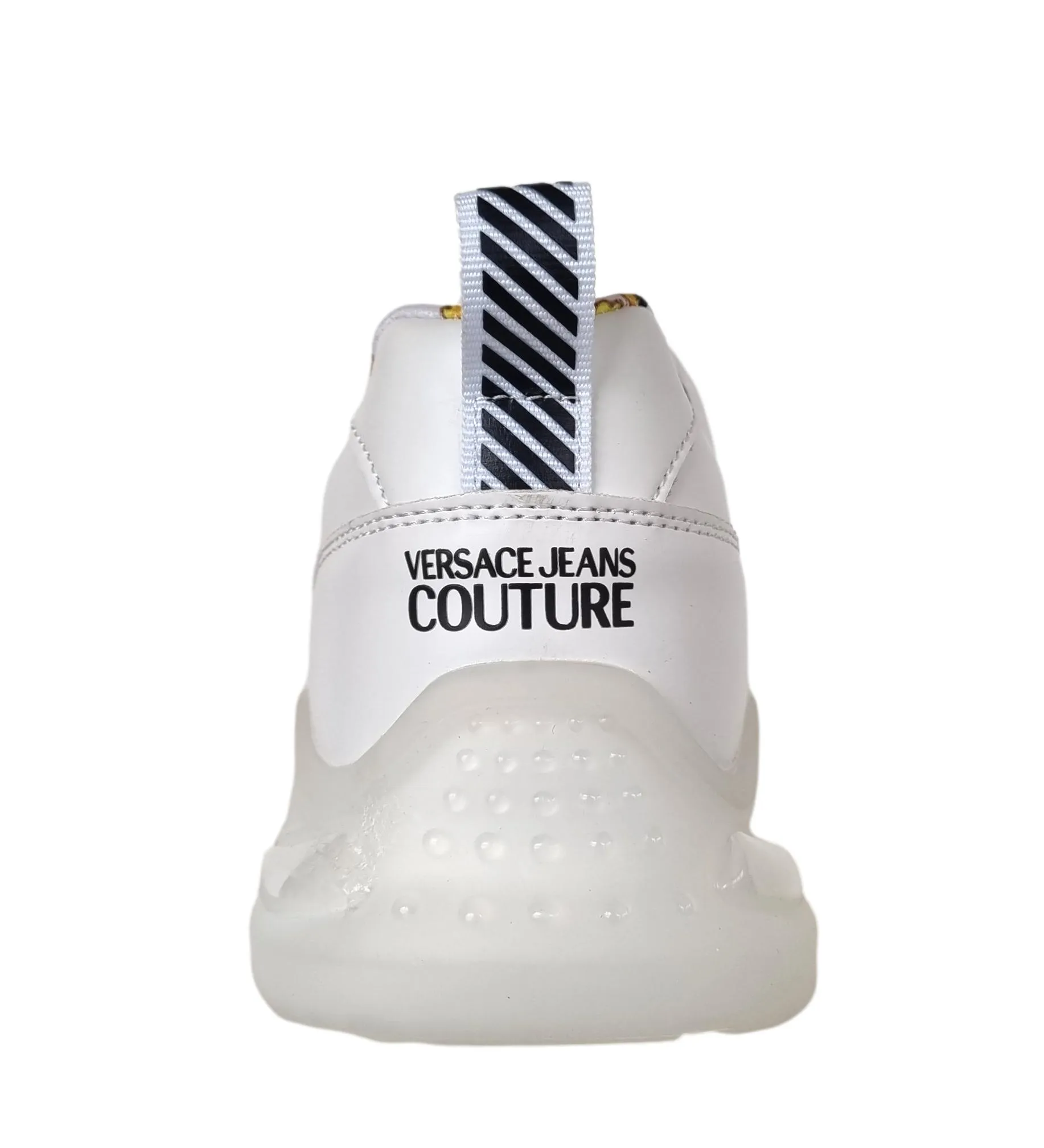 Versace couture zapatos de hombre sneakers en nylon y caucho 74YA3S1B LEVION