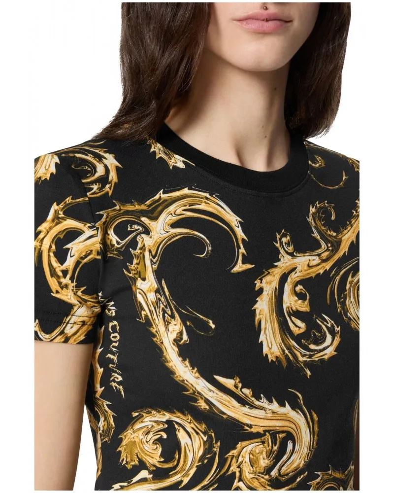 VERSACE JEANS COUTURE  CAMISETA ESTAMPADA CHROMO COUTURE