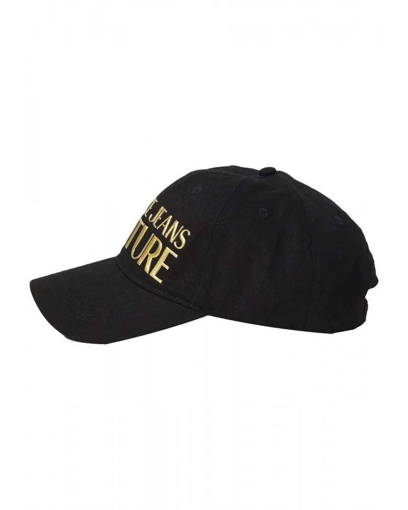 VERSACE JEANS COUTURE   GORRA CON LOGO ENGOMADO DORADO