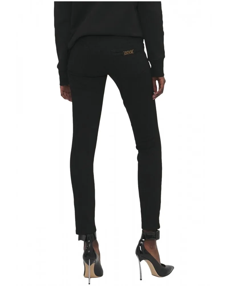 VERSACE JEANS COUTURE  PANTALóN VAQUERO DE COLOR JEGGING JACKIE CON LOGO METáLICO