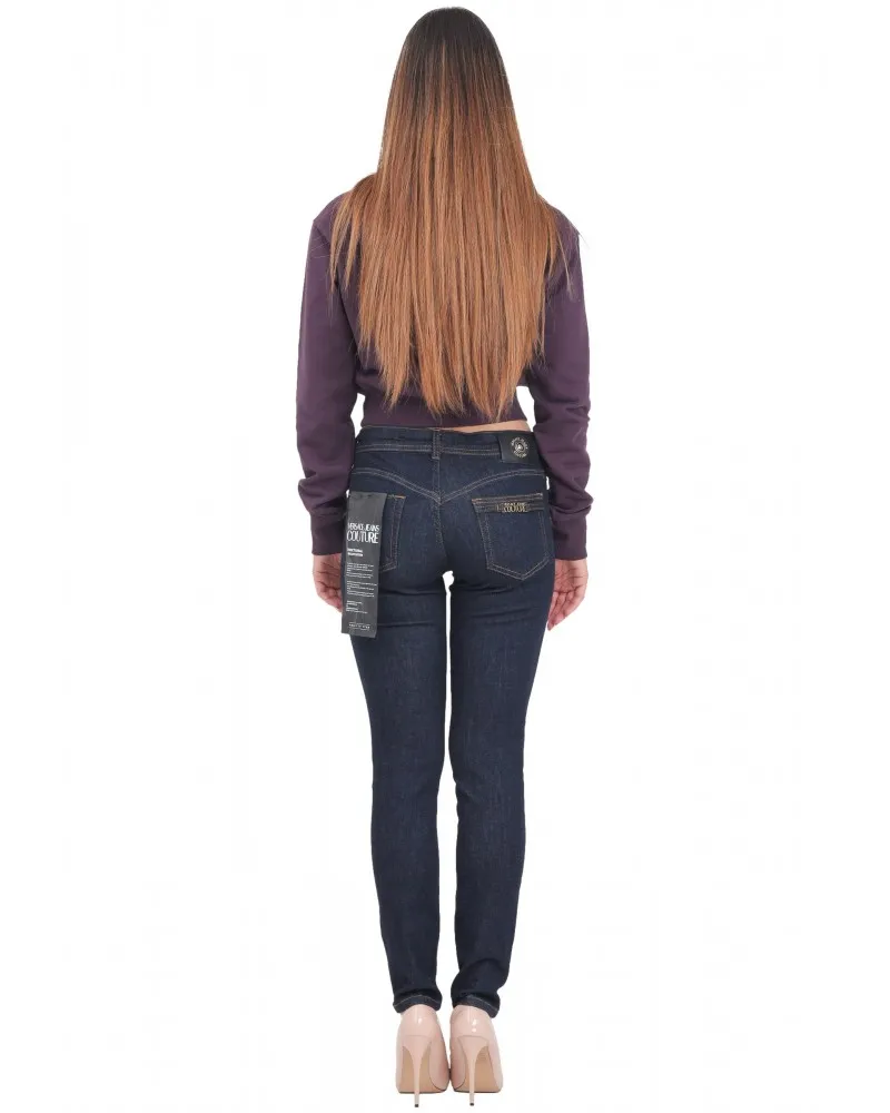 VERSACE JEANS COUTURE  PANTALóN VAQUERO JEGGING JACKIE CON LOGO METáLICO