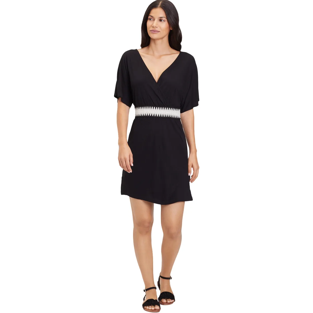 Vestido de verano con cuello en V Gummi