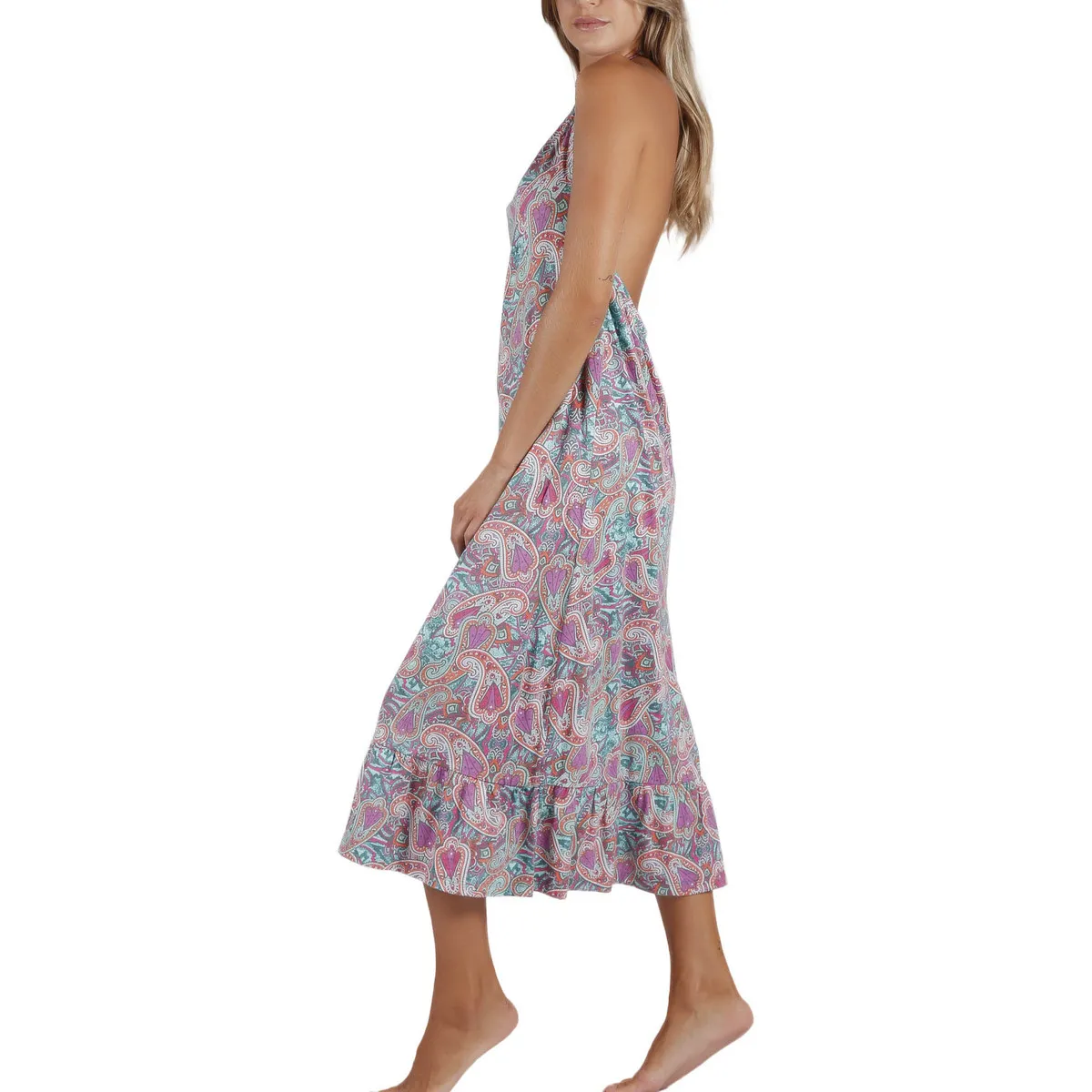 Vestido largo de verano con la espalda descubierta Cachemire