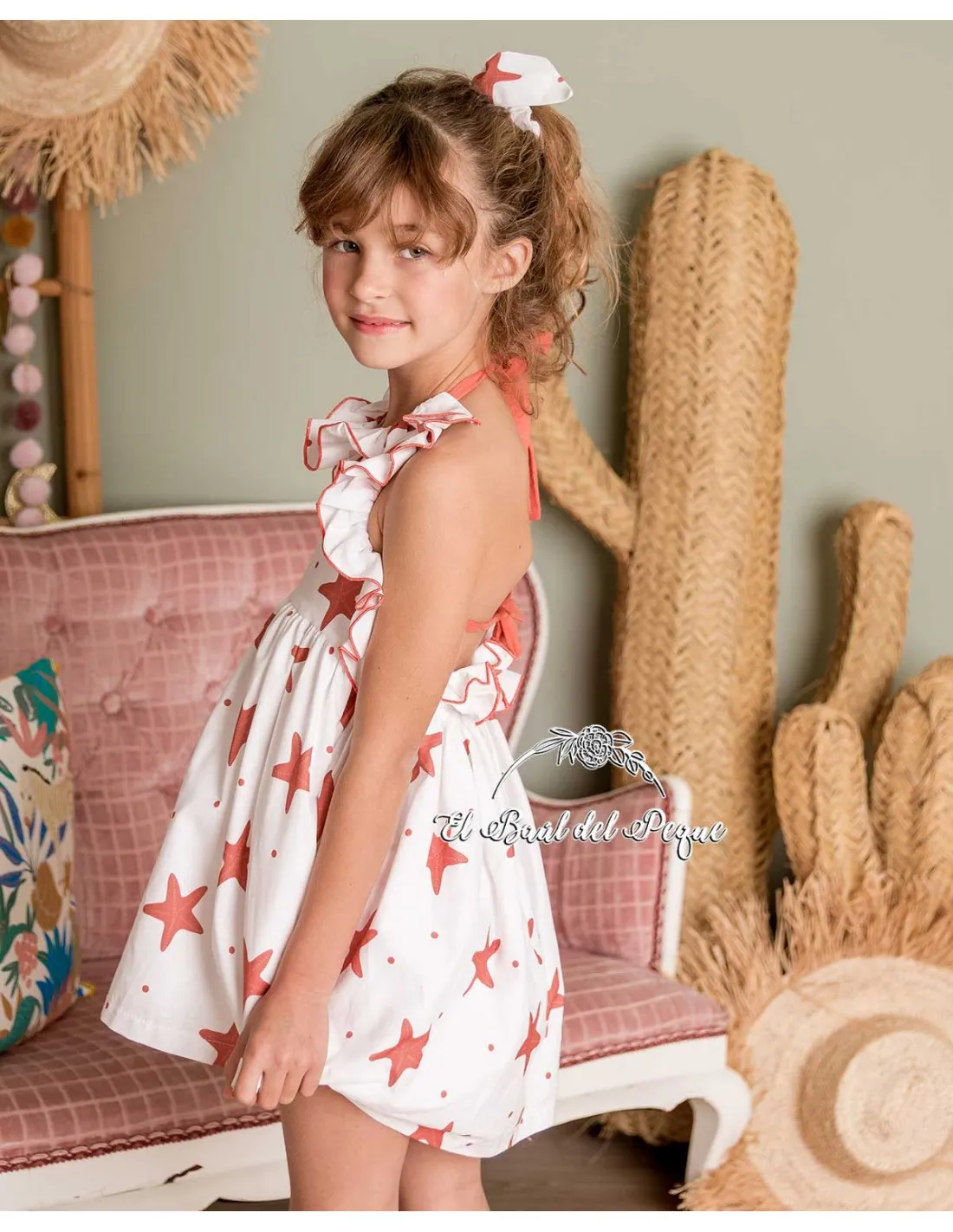 Vestido Niña Mon Petit Bonbon Estrella Mar 2024