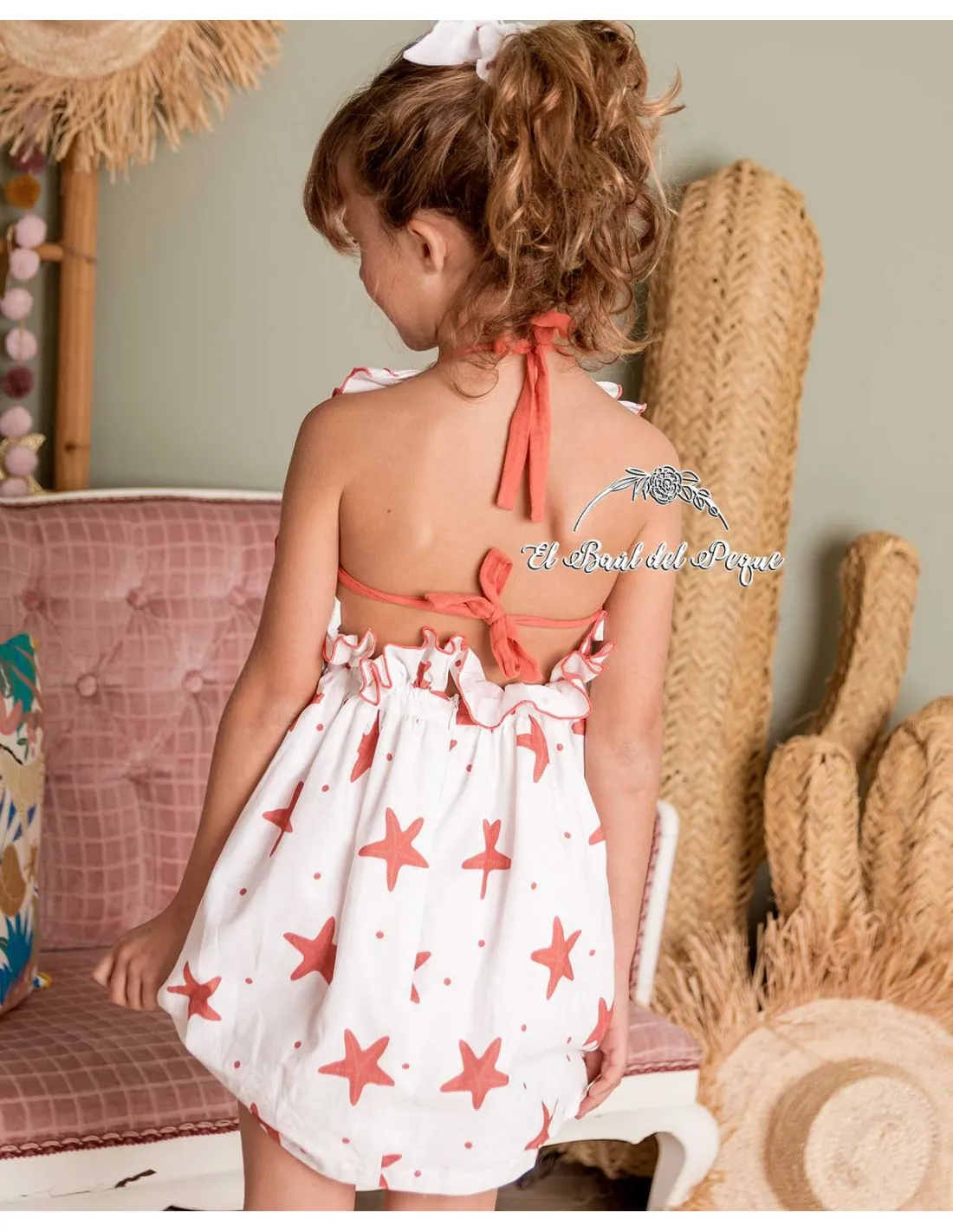 Vestido Niña Mon Petit Bonbon Estrella Mar 2024