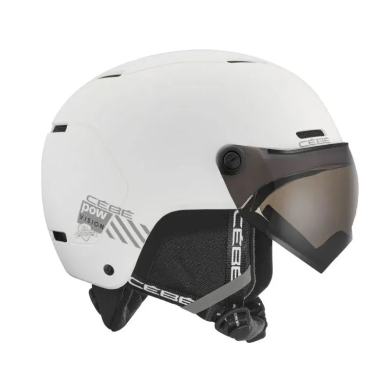 Visera casco Cébé Pow Vision (Blanco Mate)