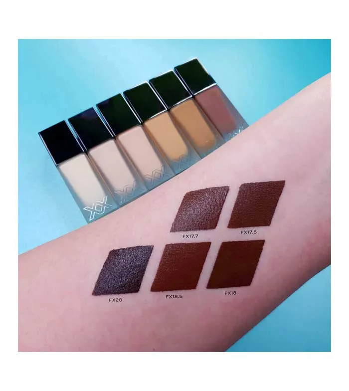 XX REVOLUTION  BASE DE MAQUILLAJE LIQUID SKIN FAUXXDATION  FX3.5