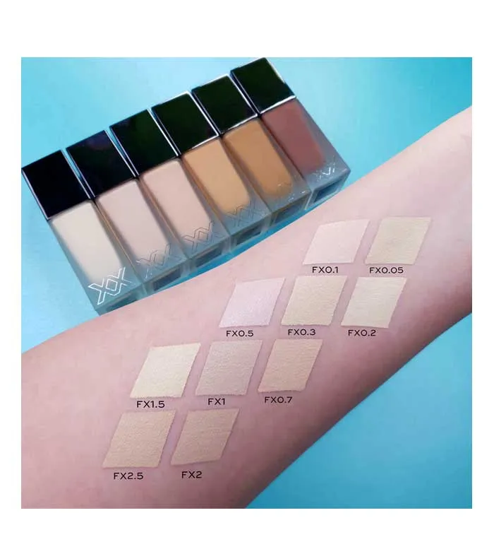 XX REVOLUTION  BASE DE MAQUILLAJE LIQUID SKIN FAUXXDATION  FX3.5