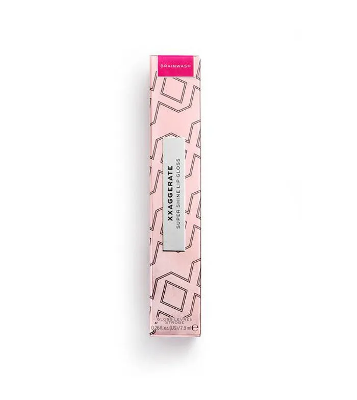 XX REVOLUTION  BRILLO DE LABIOS XXAGGERATE SUPER SHINE  BRAINWASH