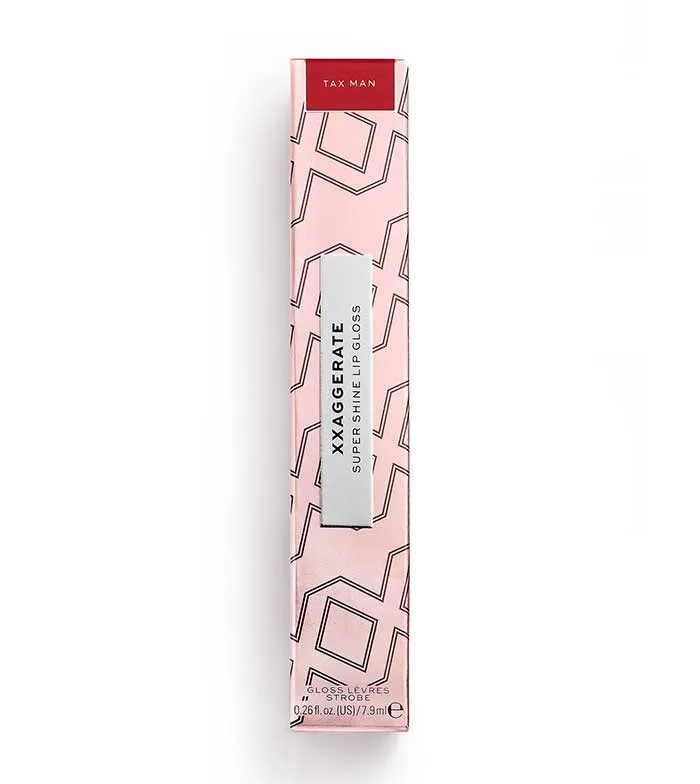 XX REVOLUTION  BRILLO DE LABIOS XXAGGERATE SUPER SHINE  TAX MAN