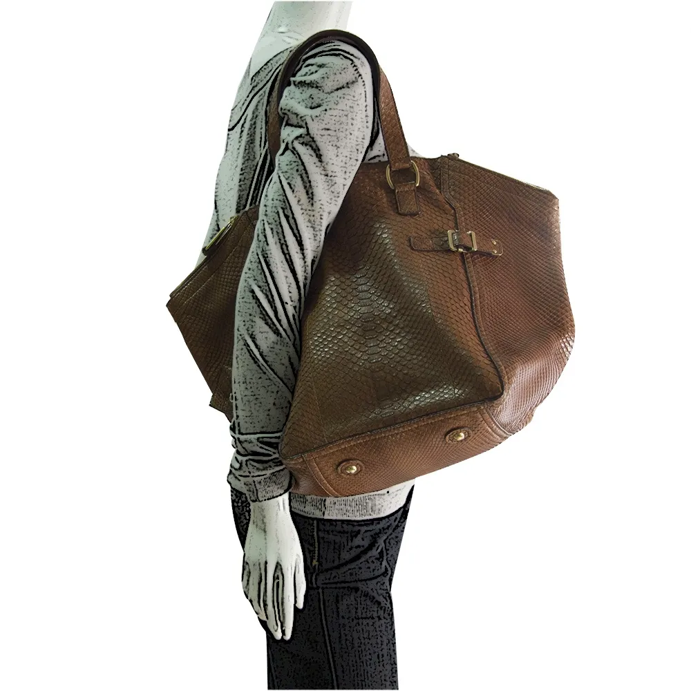 YSL Bolso Downtown Marrón