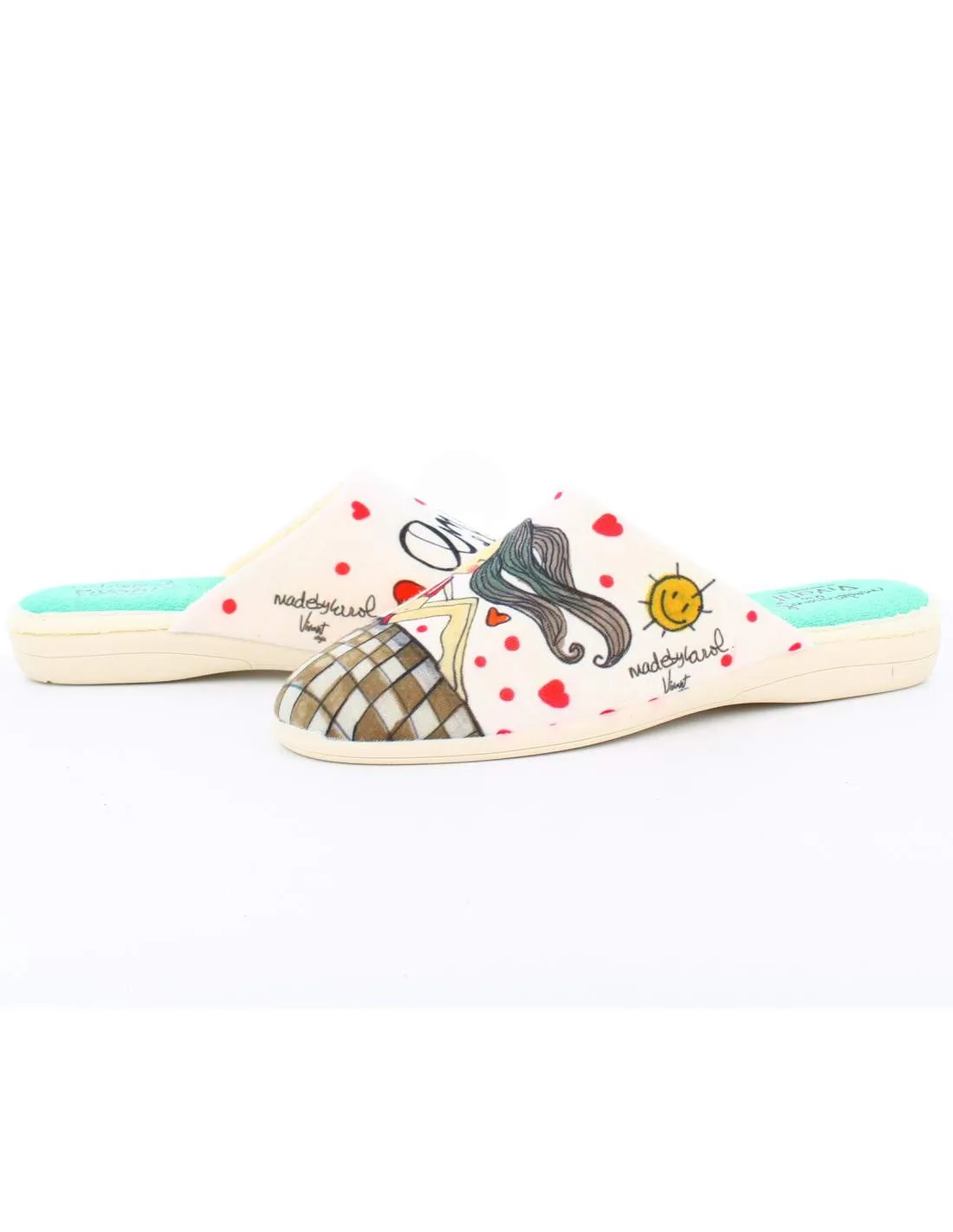 Zapatillas de Casa "Amor de verano" Bahía Blanco