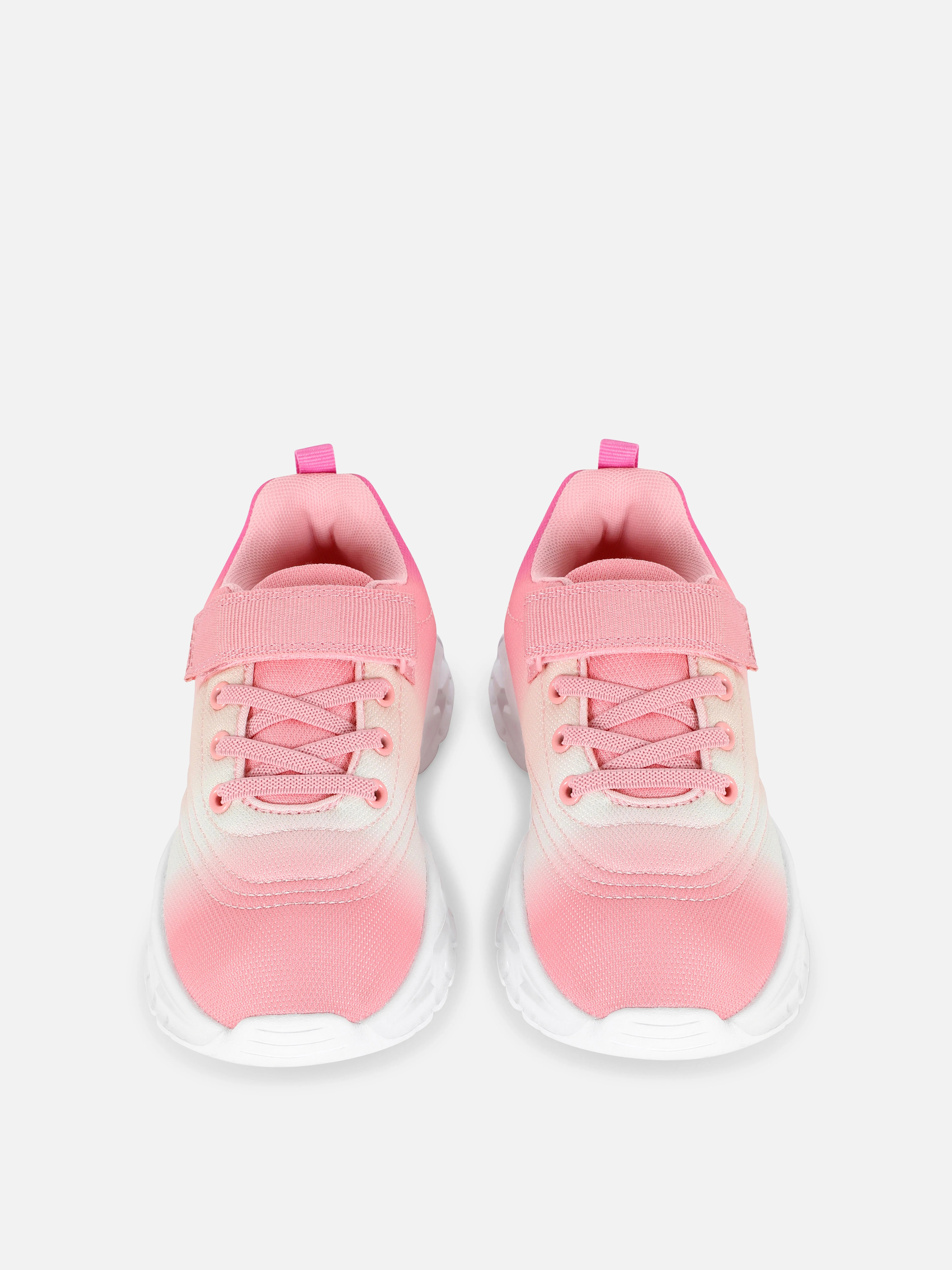 Zapatillas de suera gruesa y estampado degradado
