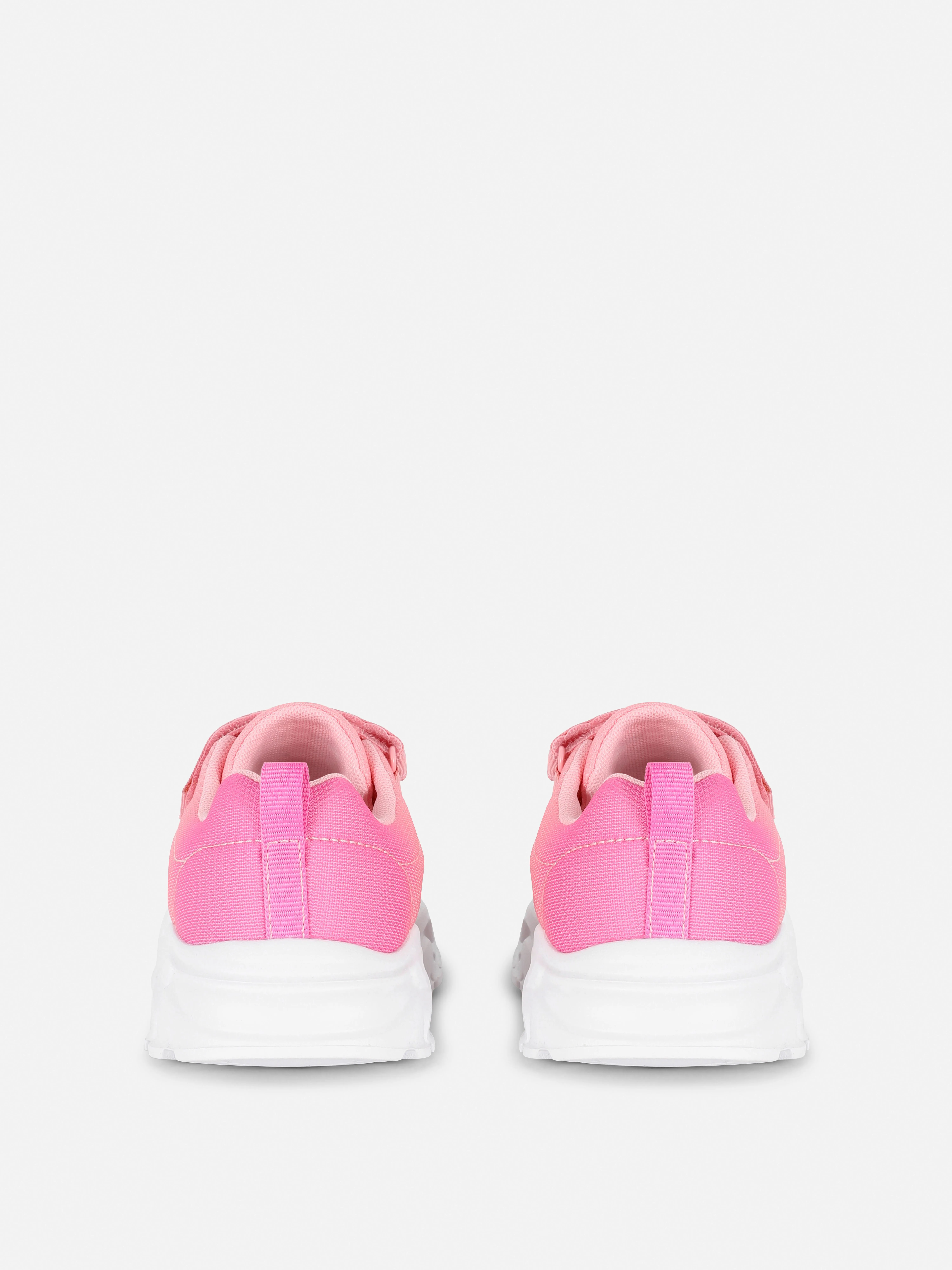 Zapatillas de suera gruesa y estampado degradado