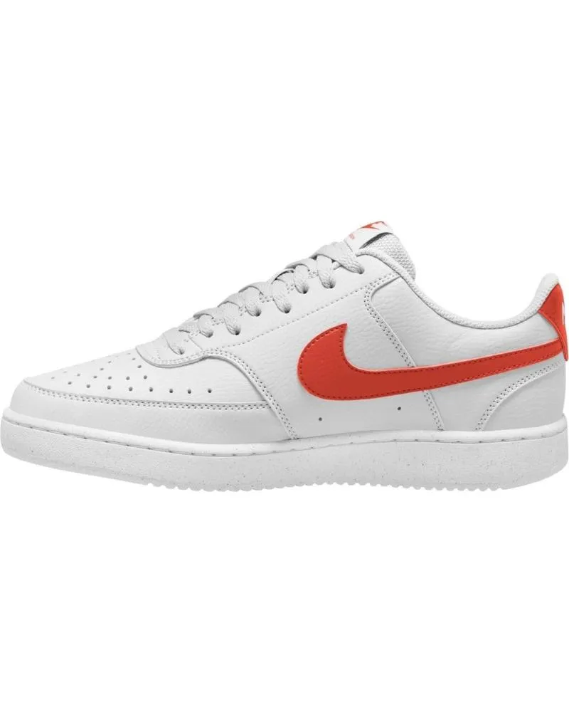ZAPATILLAS DEPORTE NIKE  DE HOMBRE DH2987108 COURT VISION LOW NEXT NATURE  WHITEPICANTE RED