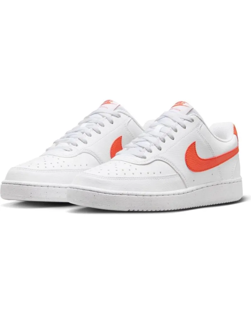 ZAPATILLAS DEPORTE NIKE  DE HOMBRE DH2987108 COURT VISION LOW NEXT NATURE  WHITEPICANTE RED
