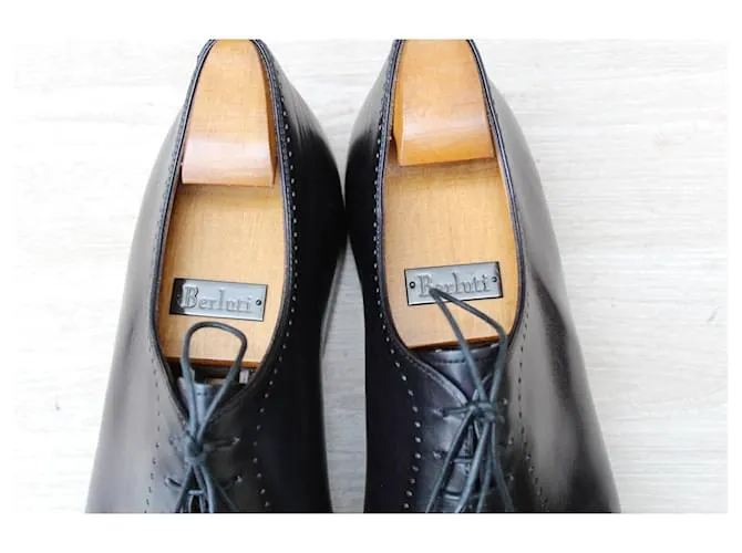 ZAPATOS BERLUTI DERBY DE PIEL 10 / 44 estado COMO ZAPATOS DE HOMBRE NUEVOS 1889 € Morado oscuro 