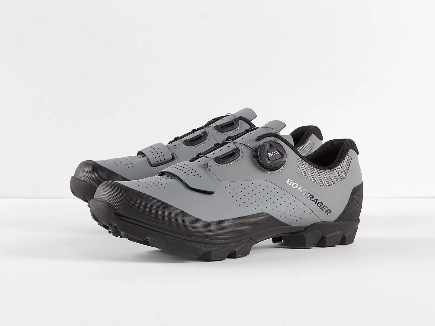 Zapatos Ciclismo MTB Hombre Bontrager Foray Gris/Negro