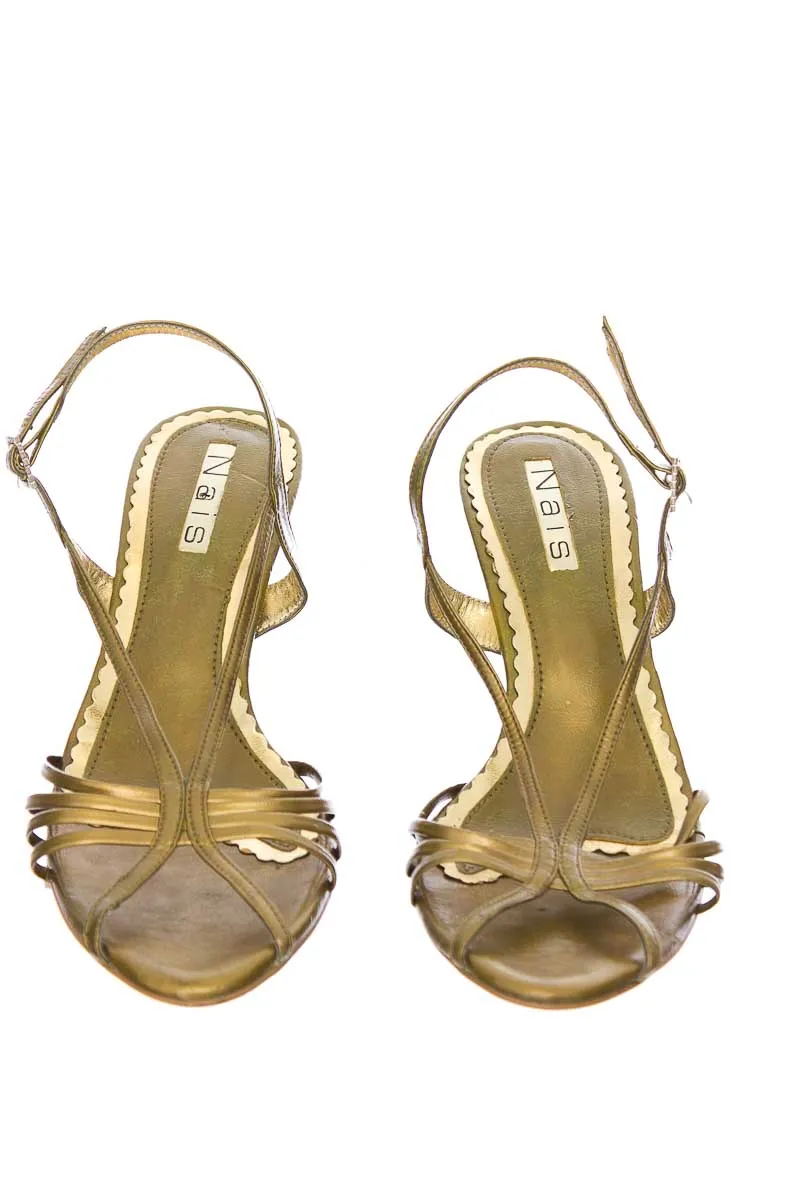 ZAPATOS COLOR DORADO  NAIS