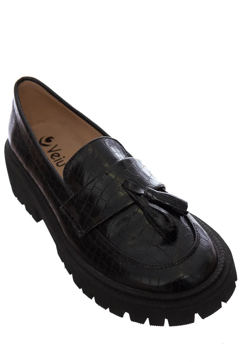 ZAPATOS COLOR NEGRO  VEIU