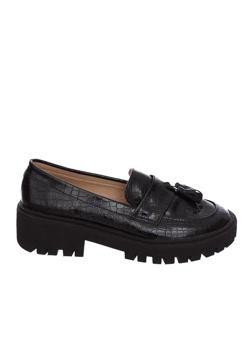 ZAPATOS COLOR NEGRO  VEIU