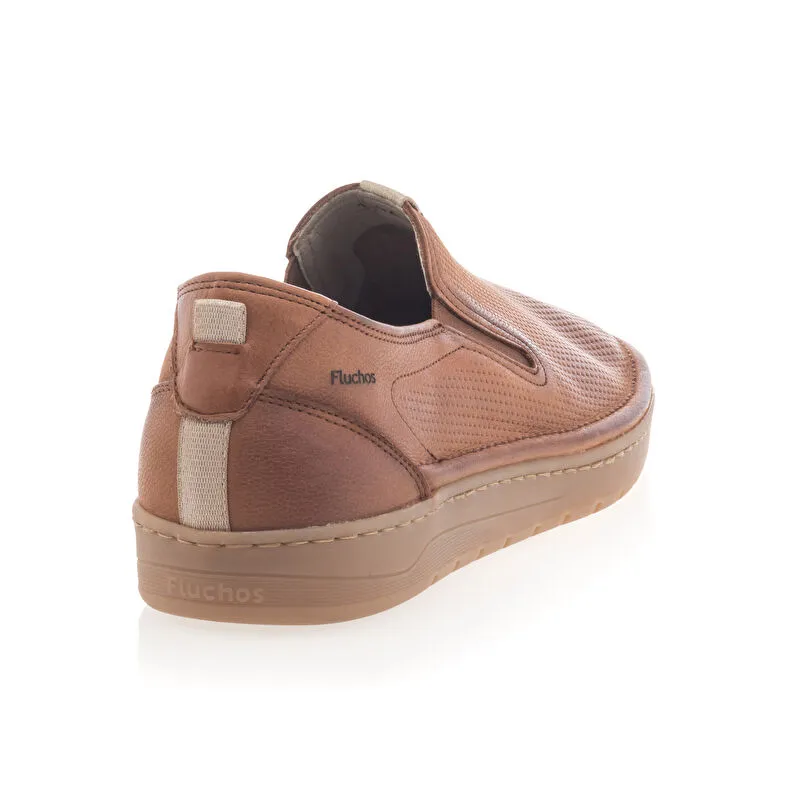 Zapatos confort hombre marrón