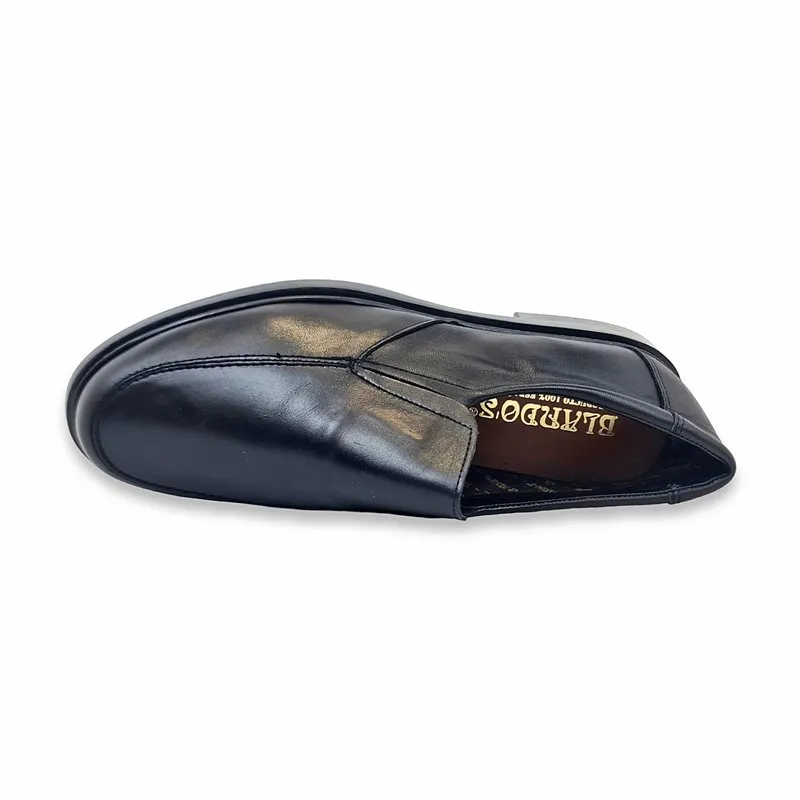 Zapatos Cómodos Hombre Piel Blanda Tipo Mocasines 542 Negro, de Blando´S