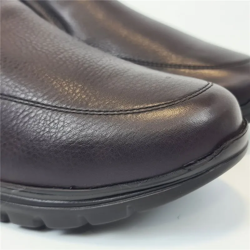 Zapatos Cómodos Hombre Piel Napa Piso Ultraligero Y Plantilla Extraible 1671 Marrón, de Becool