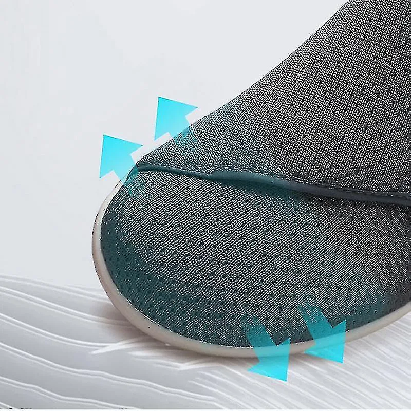 Zapatos cómodos y suaves de ajuste ancho Zapatos ortopédicos para caminar para los viejos zapatos de diseño transpirables de gan