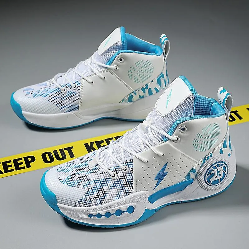 Zapatos de baloncesto para hombres Zapatos deportivos transpirables superiores altos Zapatillas de moda antideslizantes 3D08809