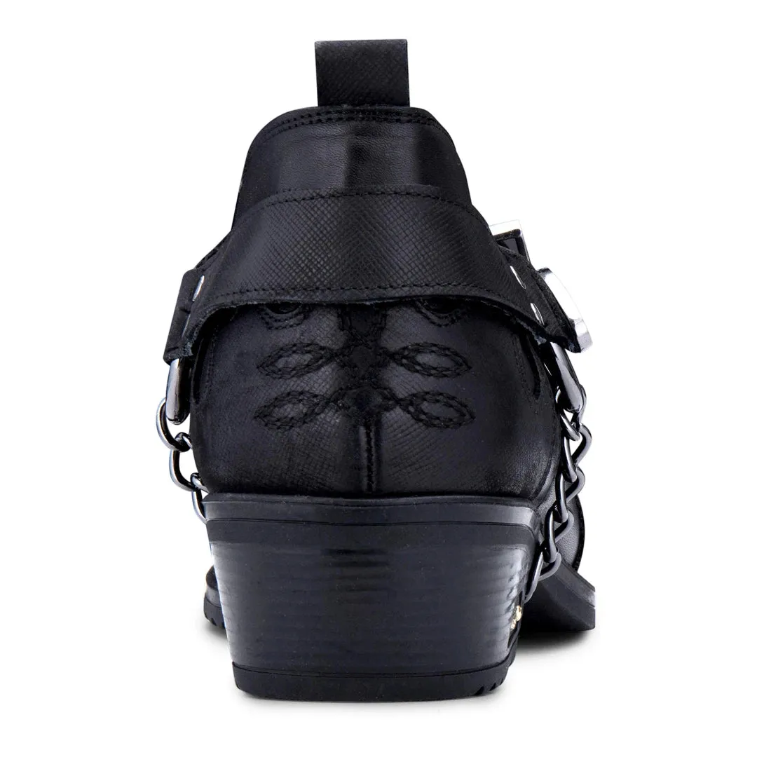 Zapatos de cuero y gamuza de dos tonos para hombres