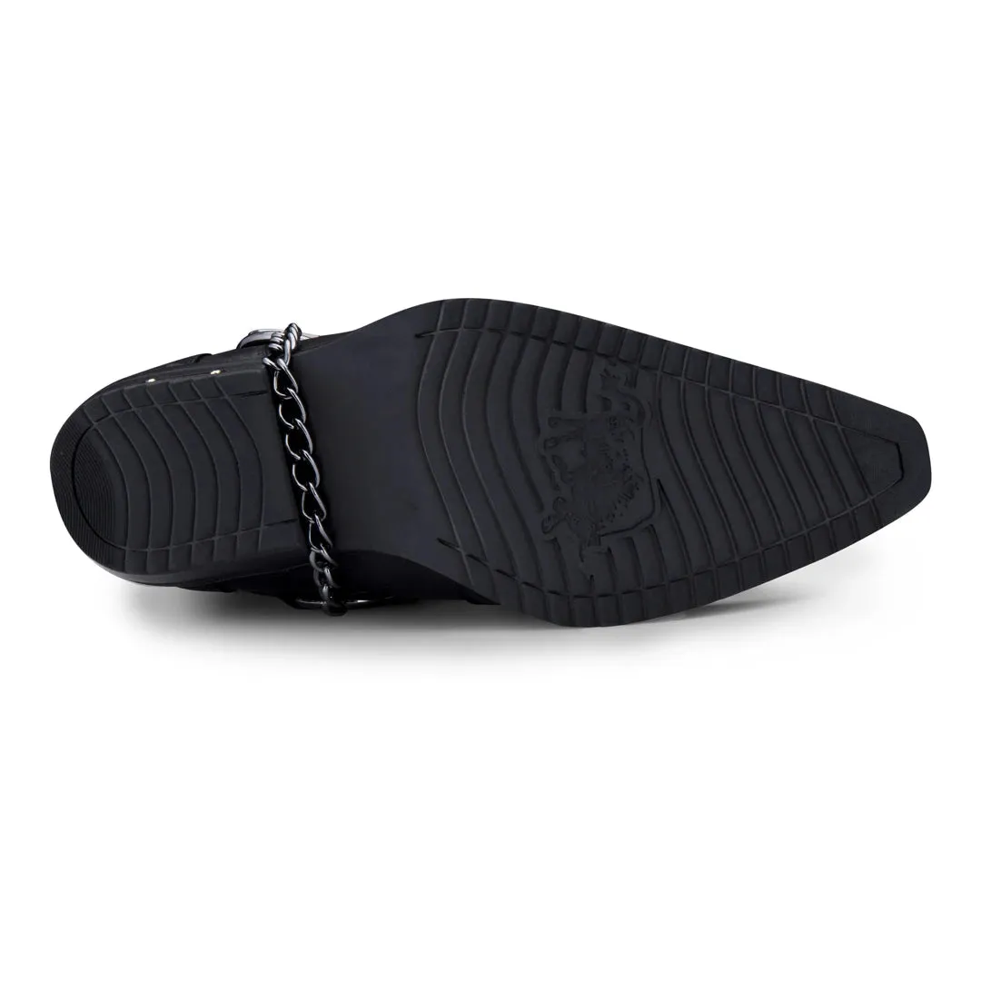 Zapatos de cuero y gamuza de dos tonos para hombres