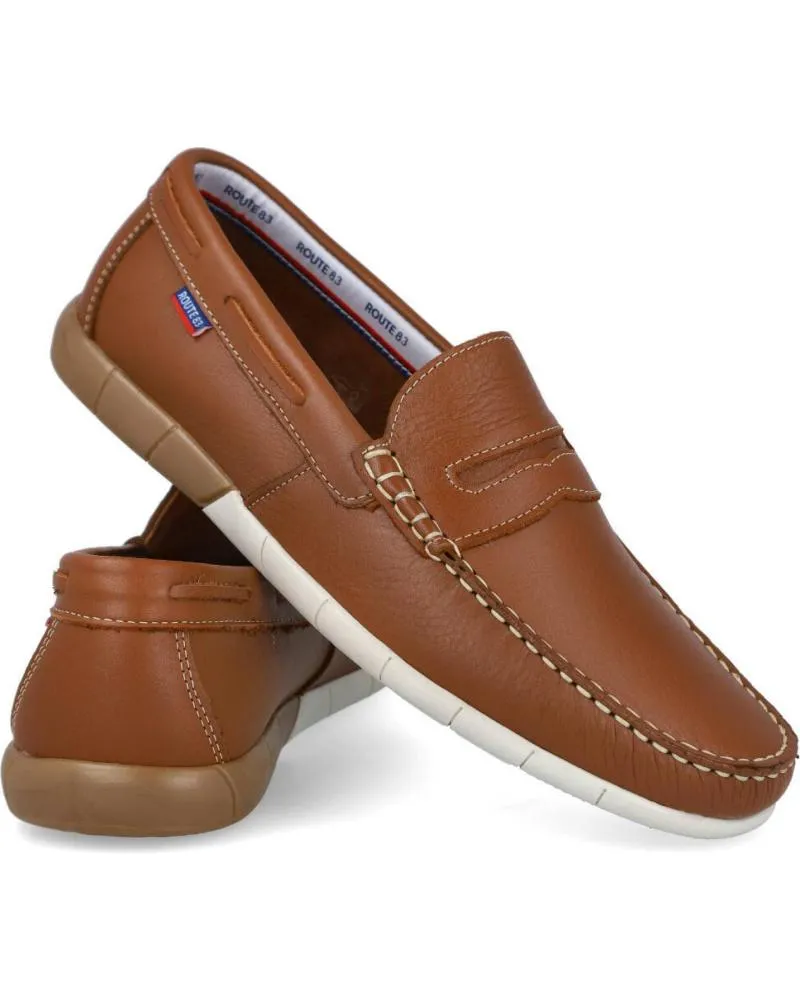 Zapatos de Hombre BUBBLE BOBBLE 901 MOCASINES HOMBRE MARRON