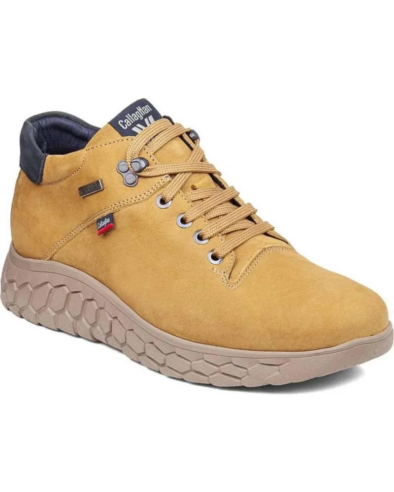 Zapatos de Hombre CALLAGHAN 60100 HAYA OCRE MOSTAZA